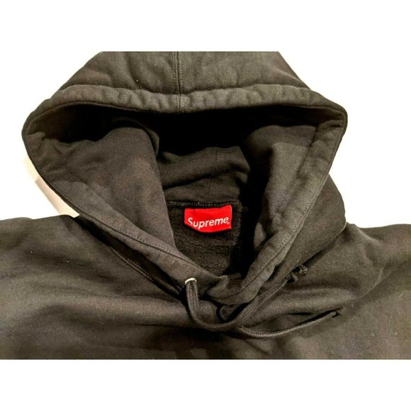 Supreme Big Logo Hooded Sweatshirt Hoodie Medium Shirts